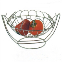 Stainless Steel Wire Mesh Fruit Basket for Storage